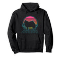 American Eskimo Dog 80S Vaporwave Hoodie - Minimalist Print Men Women - T-Shirt, Sweatshirt, Hoodie