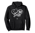 Dominic Smith Infinite Heart New York Mlbpa Hoodie - Trendy Graphic Unisex - T-Shirt, Sweatshirt, Hoodie