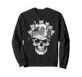 Skull Cat Skeleton Kitty Kitten Sweatshirt - Aesthetic Graphic Unisex - T-Shirt, Sweatshirt, Hoodie