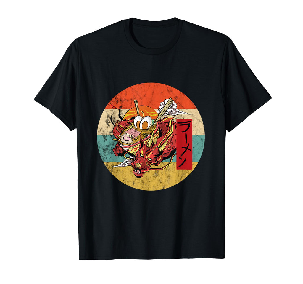 Ramen Dragon Japanese Noodle Dragon T-Shirt - Casual Everyday Wear Unisex - T-Shirt, Sweatshirt, Hoodie