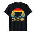 Fat Cat Chonk Cat Sunset Gift T-Shirt - Custom Art Print for Adults - T-Shirt, Sweatshirt, Hoodie