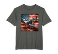 Ww2 Warplane F4U Corsair Distressed T-Shirt - Custom Art Print Men Women - T-Shirt, Sweatshirt, Hoodie