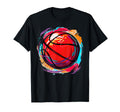 Colorful Basketball Ball Basketball T-Shirt - Novelty Apparel for Adults - T-Shirt, Sweatshirt, Hoodie