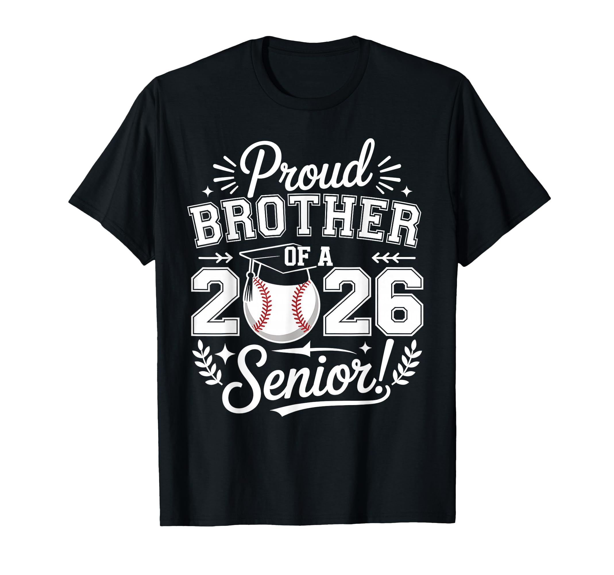 Proud Brother 2026 Senior Baseball T-Shirt - Novelty Apparel for Adults - T-Shirt, Sweatshirt, Hoodie