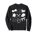 Baseball Mama Coquette Bow Baseball Sweatshirt - Graphic Print Men Women - T-Shirt, Sweatshirt, Hoodie