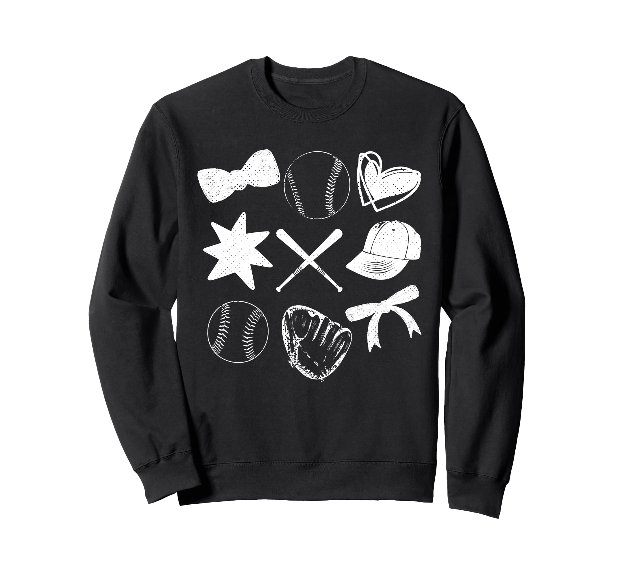 Baseball Mama Coquette Bow Baseball Sweatshirt - Graphic Print Men Women - T-Shirt, Sweatshirt, Hoodie