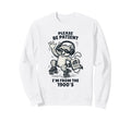 1900S Raccoon Roller Skater Sweatshirt - Aesthetic Graphic Men Women - T-Shirt, Sweatshirt, Hoodie