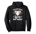 Baseball Girlfriend Proud Girlfriend Hoodie - Unique Graphic for Adults - T-Shirt, Sweatshirt, Hoodie