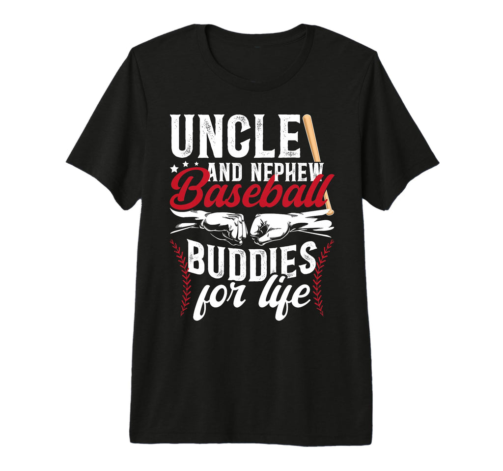 Mens Baseball Buddies Baseball Uncle T-Shirt - Unique Graphic for Adults - T-Shirt, Sweatshirt, Hoodie