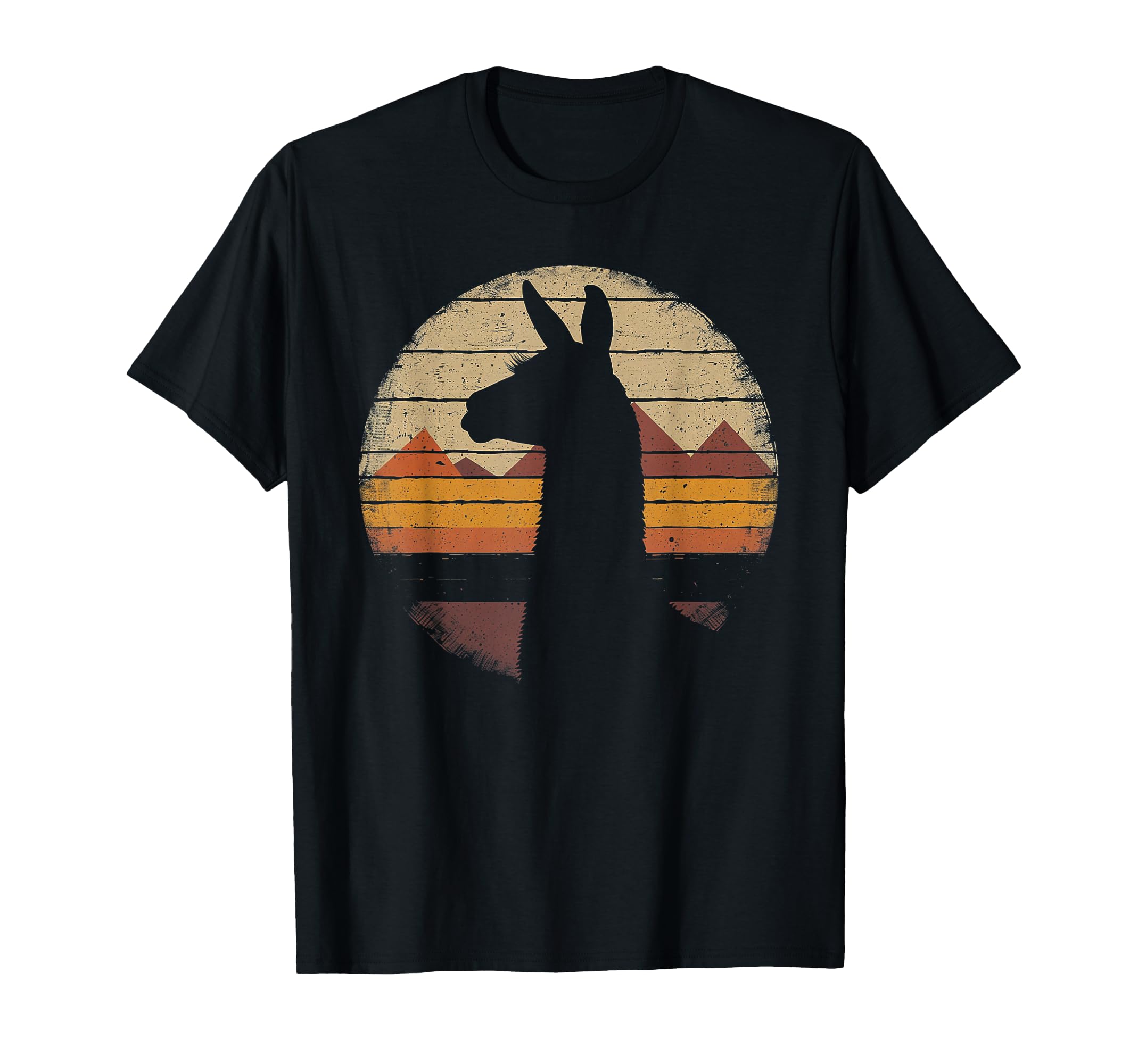 Llama Alpaca 70S 80S T-Shirt - Fun Novelty Design for Adults - T-Shirt, Sweatshirt, Hoodie