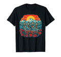 Hippie Skeleton Rock Band 60S Album T-Shirt - Minimalist Print Men Women - T-Shirt, Sweatshirt, Hoodie