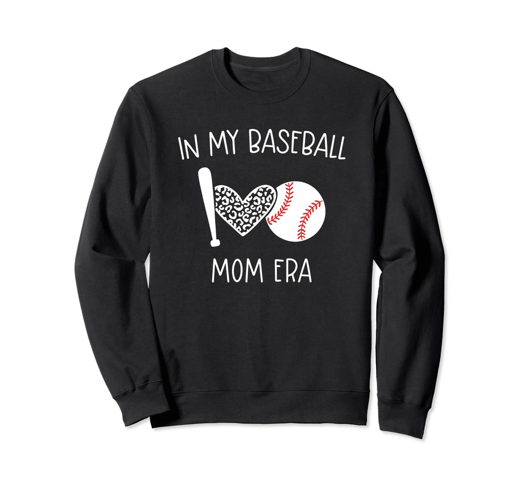 My Baseball Mom Era Game Day Sweatshirt - Minimalist Print for Adults - T-Shirt, Sweatshirt, Hoodie