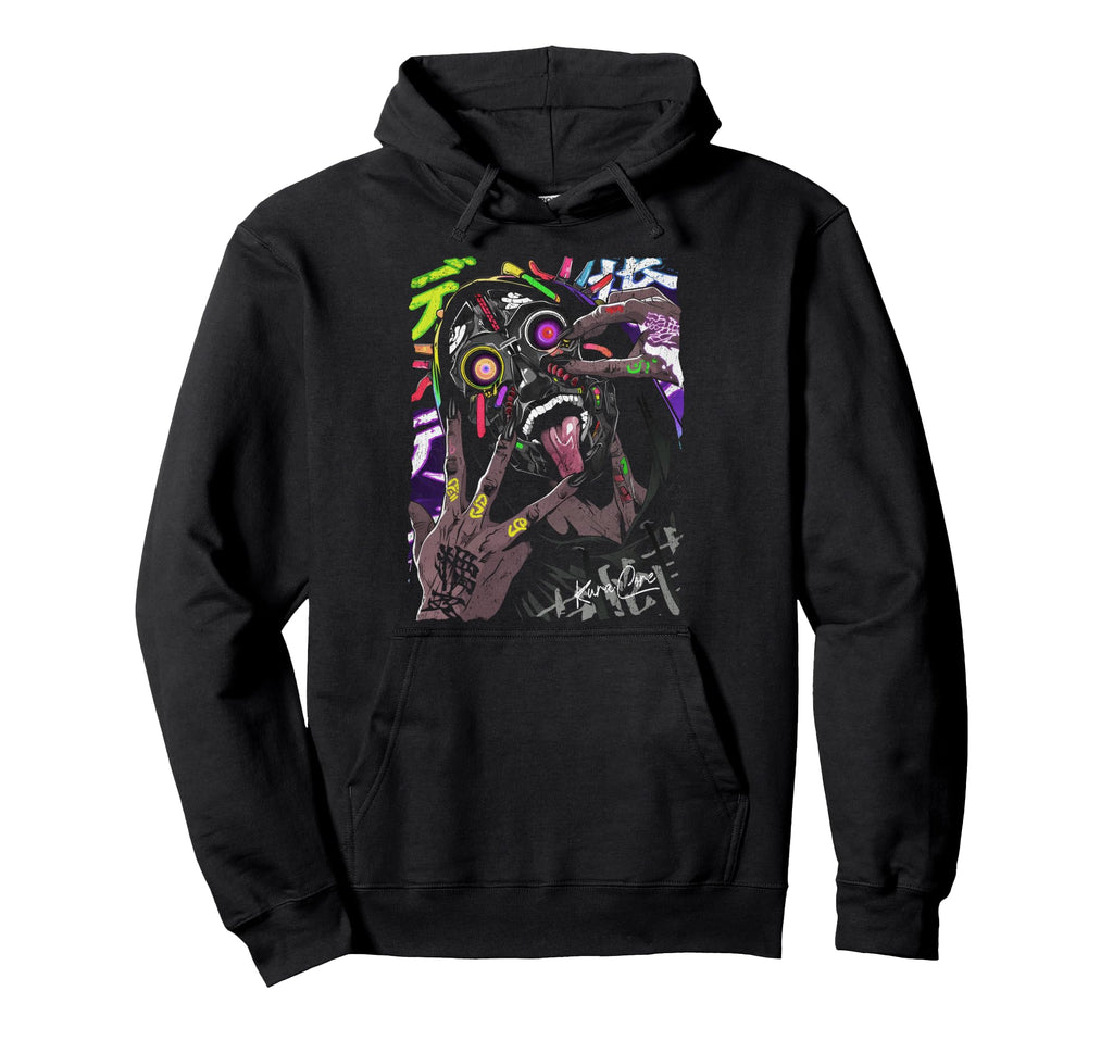 Japanese Streetwear Cyberpunk Y2K Hoodie - Fun Novelty Design Unisex - T-Shirt, Sweatshirt, Hoodie