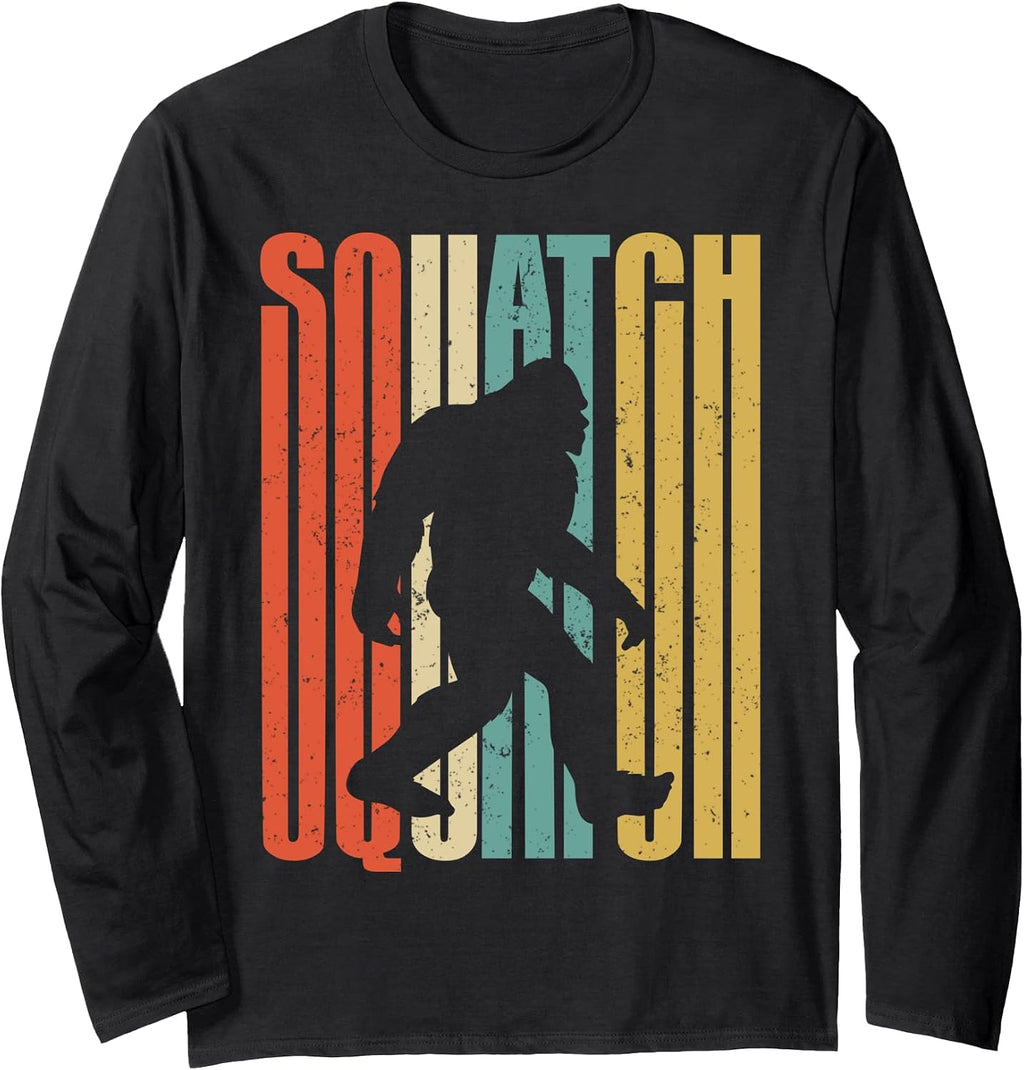 Squatch Sasquatch Bigfoot Vintage Gift Cute Funny - Adult & Kids T-Shirts, Sweatshirts & Hoodies apparel design preview 1