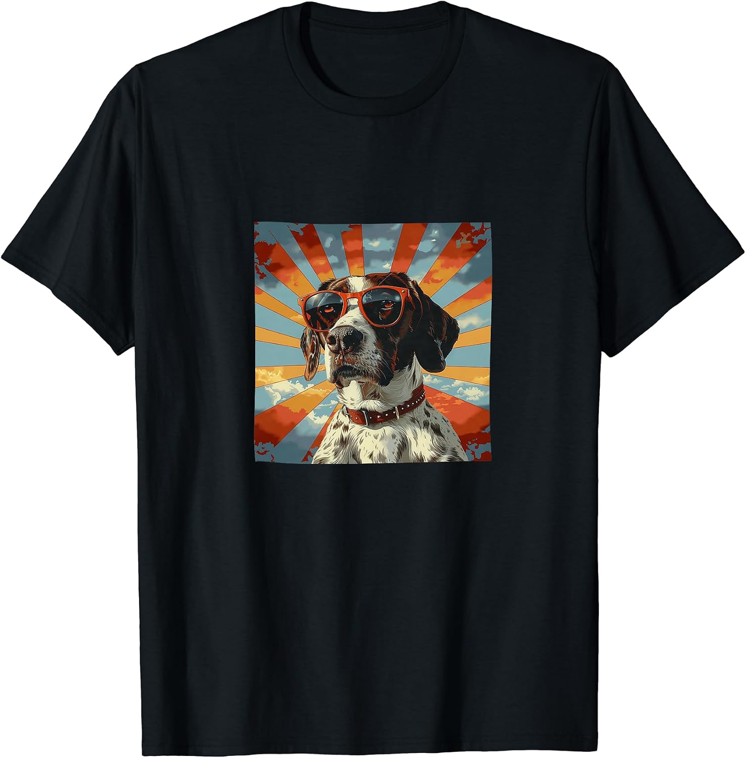 German Shorthaired Pointer Sunglasses Retro Merch - Adult & Kids T-Shirts, Sweatshirts & Hoodies apparel design preview 1