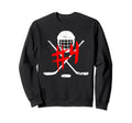 Hockey 4 Jersey Number Sweatshirt - Streetwear Style Unisex - T-Shirt, Sweatshirt, Hoodie