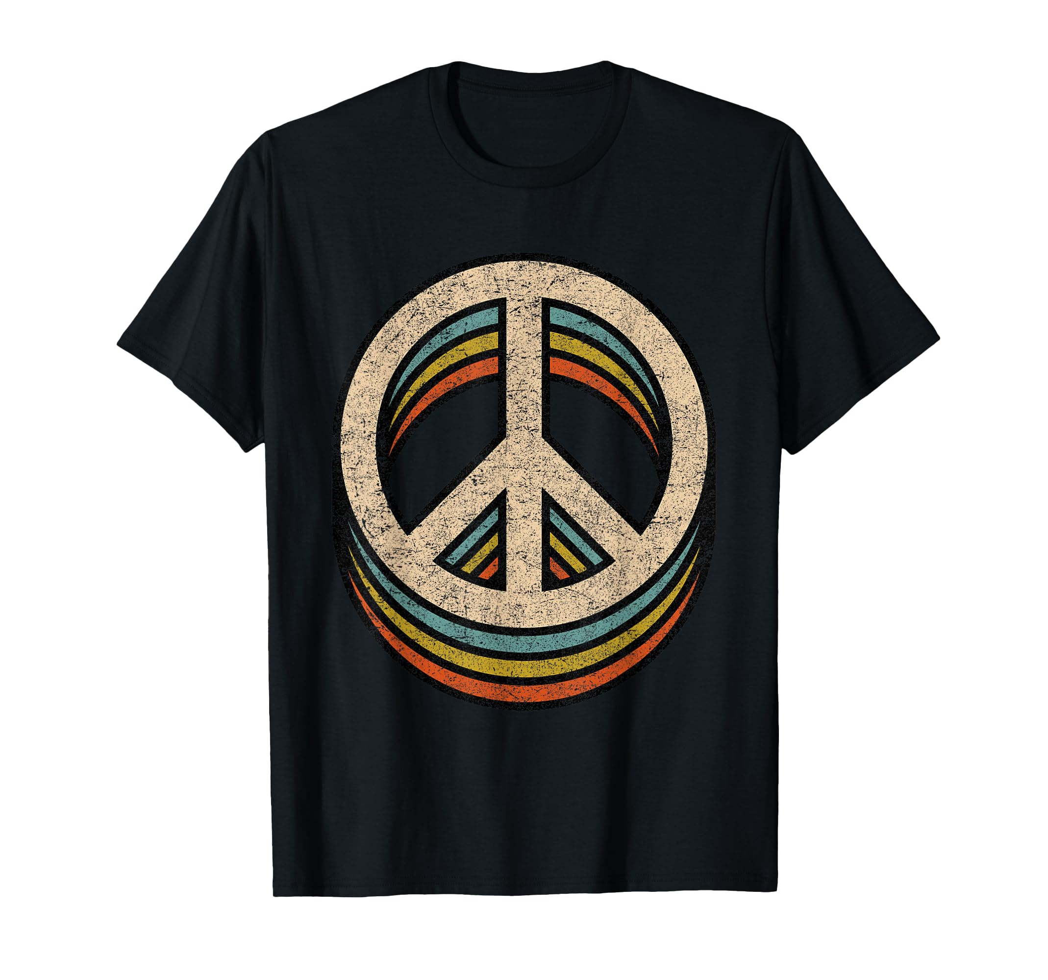 Peace Sign 60S 70S 80S Casual T-Shirt - Trendy Graphic Unisex - T-Shirt, Sweatshirt, Hoodie