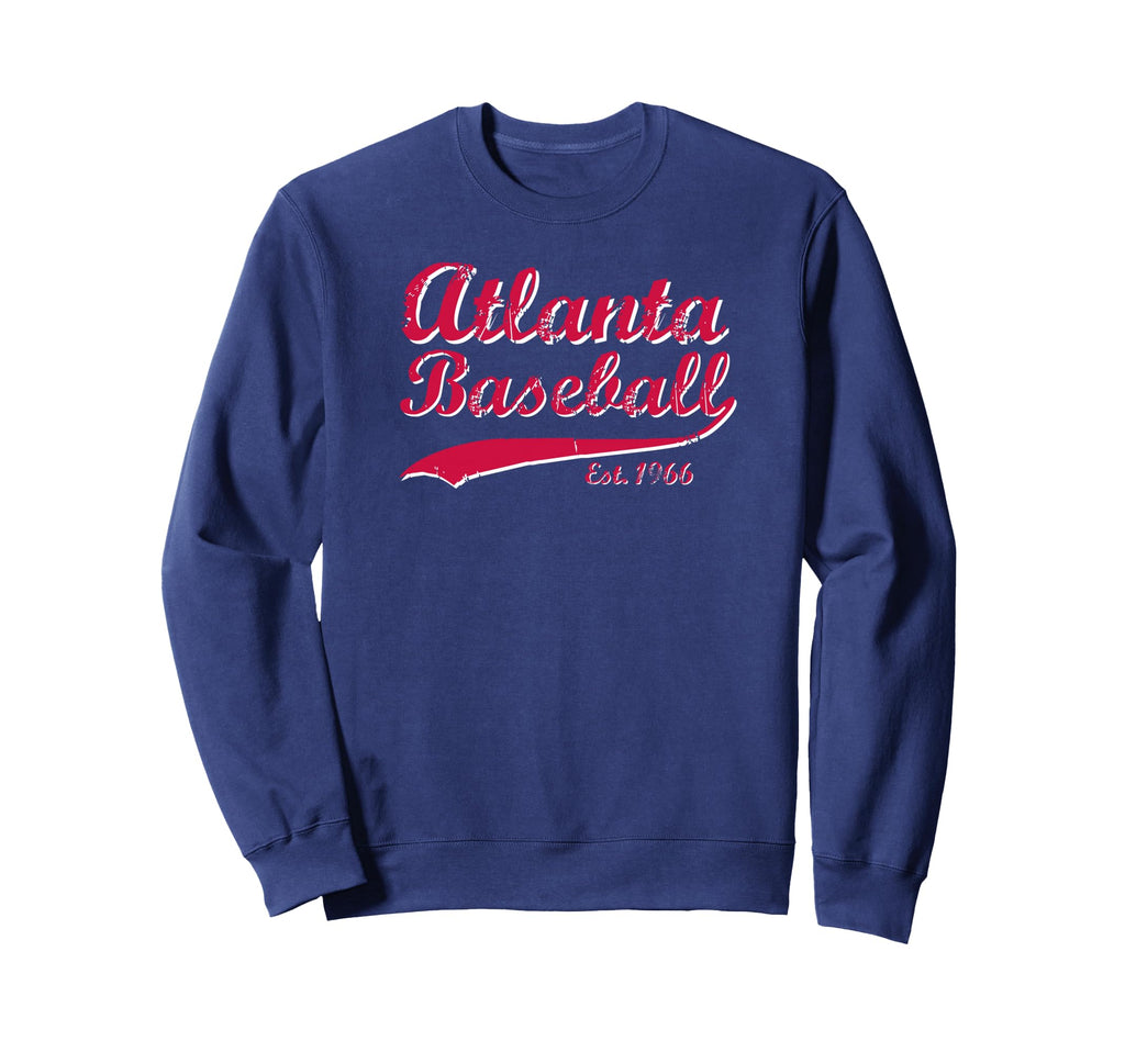 Atlanta Georgia Baseball Fan Sweatshirt - Aesthetic Graphic Men Women - T-Shirt, Sweatshirt, Hoodie