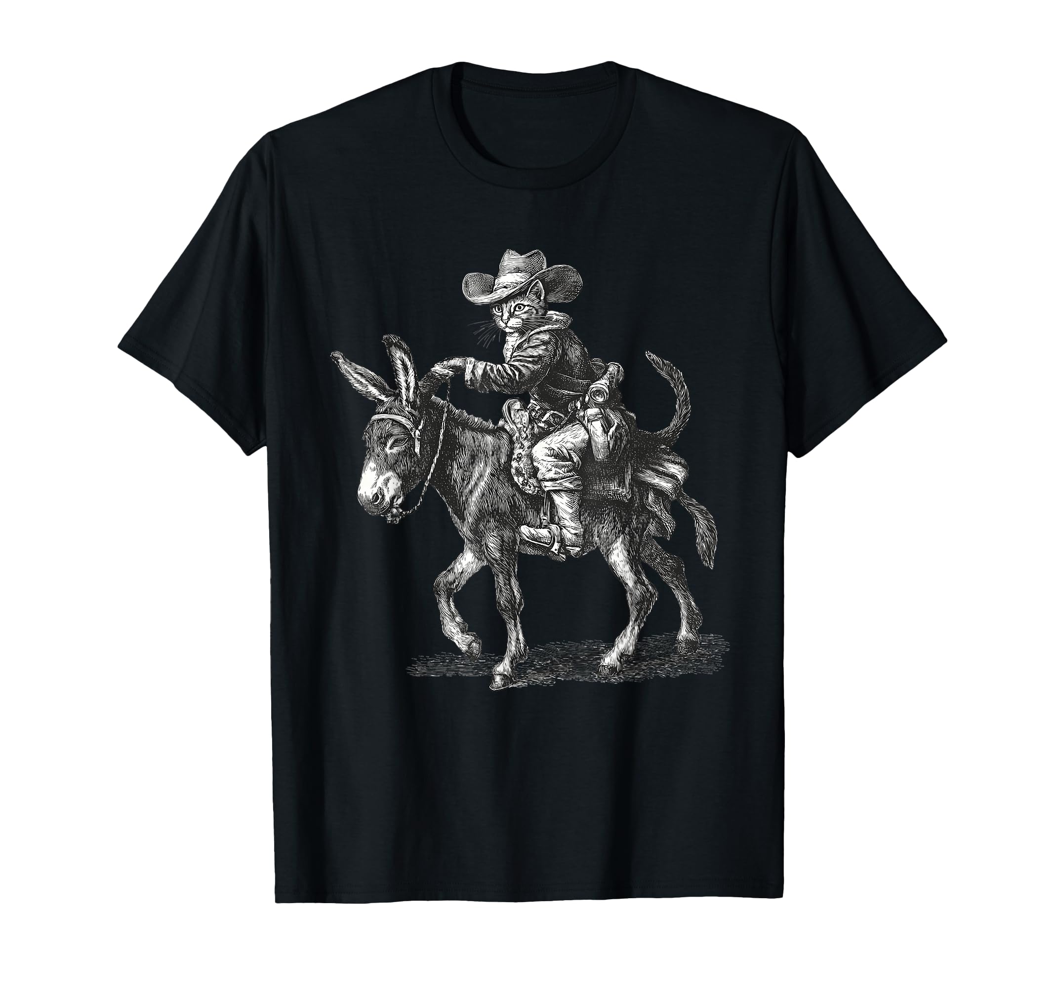 Country Western Cowgirl Funny Cowboy T-Shirt - Custom Art Print Men Women - T-Shirt, Sweatshirt, Hoodie