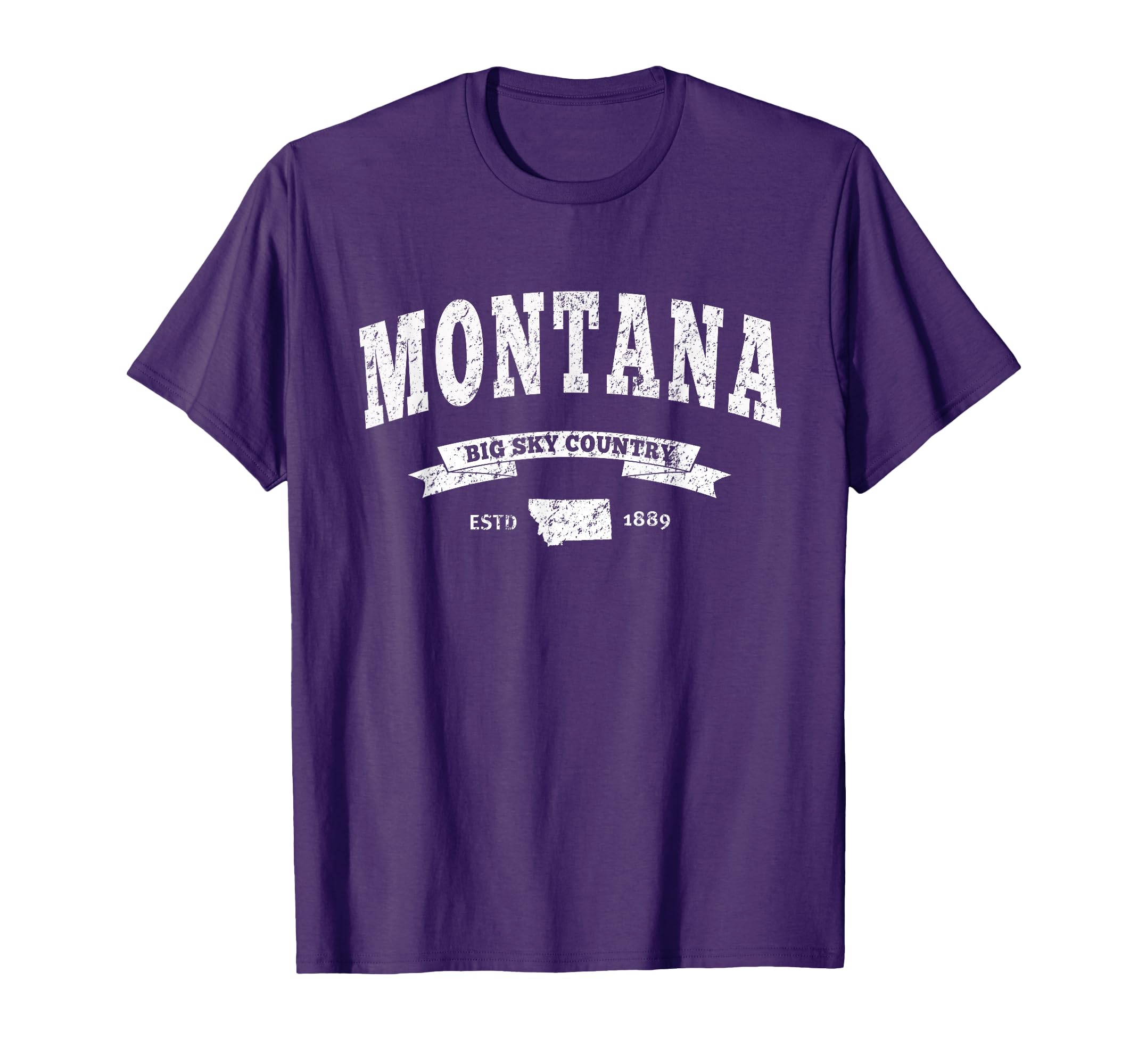 Montana Distressed Mt Big Sky Country T-Shirt - Trendy Graphic Men Women - T-Shirt, Sweatshirt, Hoodie