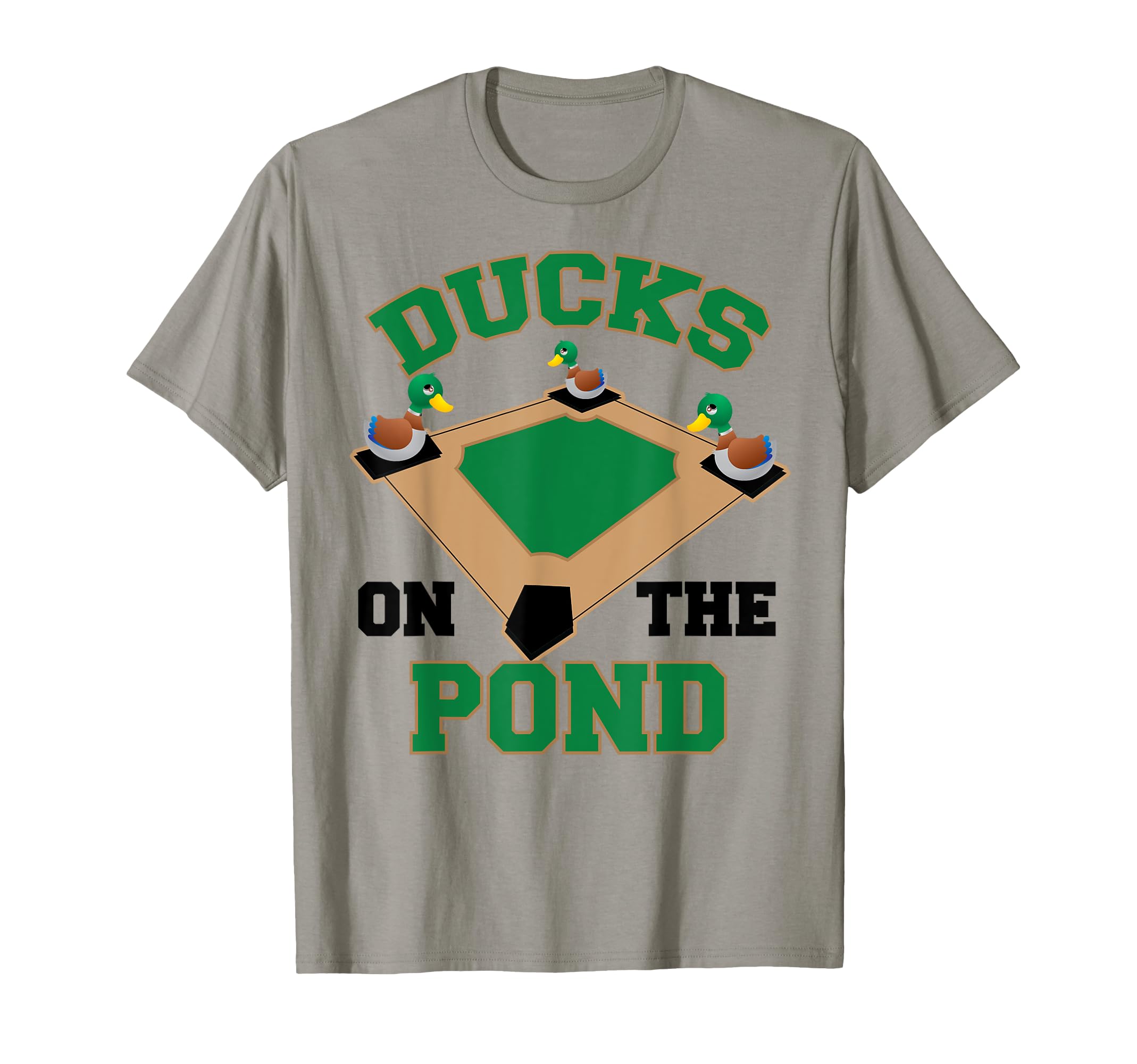 Ducks Pond Softball Player Funny T-Shirt - Trendy Graphic for Adults - T-Shirt, Sweatshirt, Hoodie