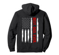 Best Dad Ever American Flag Funny Hoodie - Fun Novelty Design for Adults - T-Shirt, Sweatshirt, Hoodie