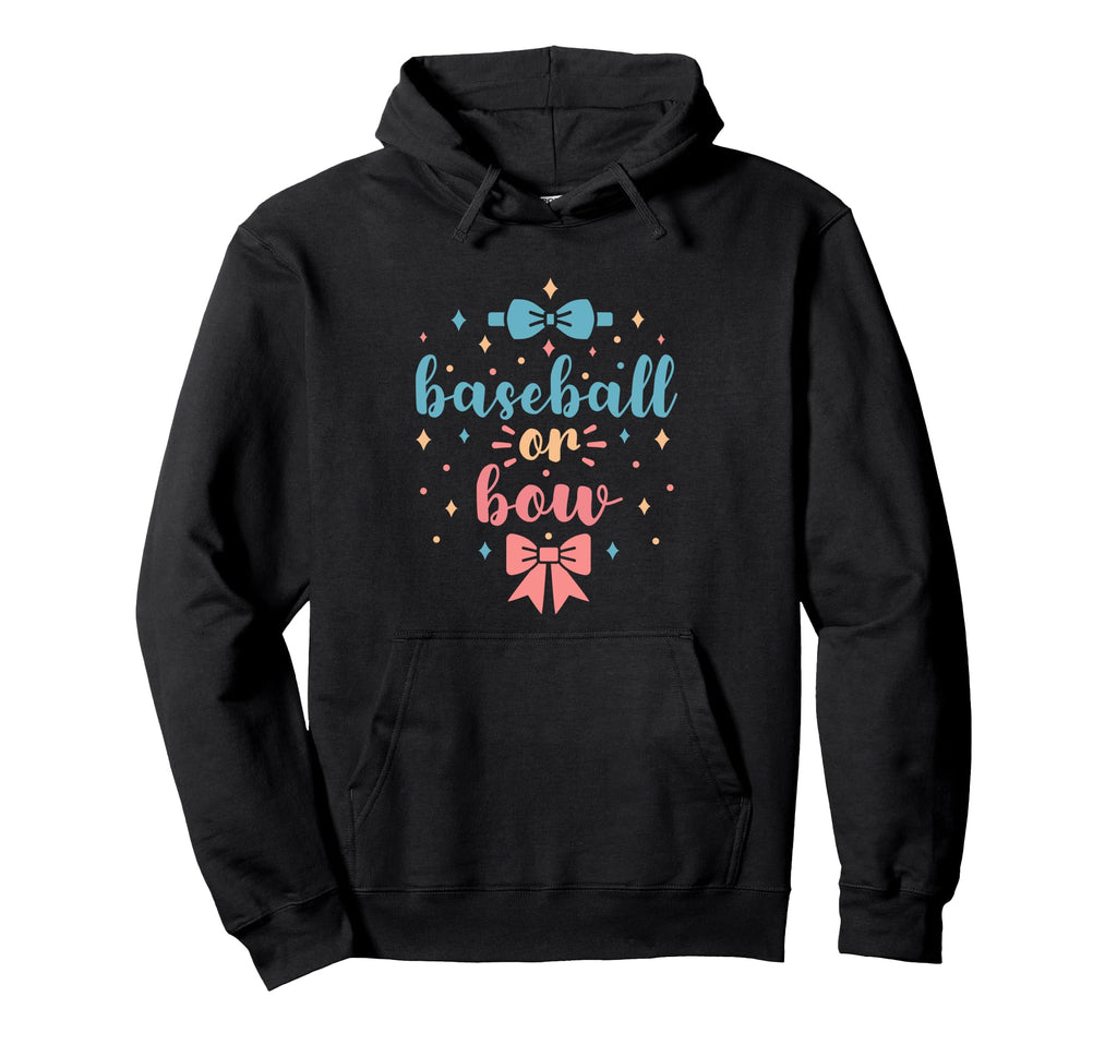Baseball Or Bow Gender Reveal Future Hoodie - Minimalist Print Unisex - T-Shirt, Sweatshirt, Hoodie