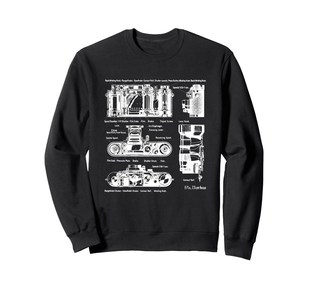 Low Aperture F1 9 Film Camera Sweatshirt - Trendy Graphic Men Women - T-Shirt, Sweatshirt, Hoodie
