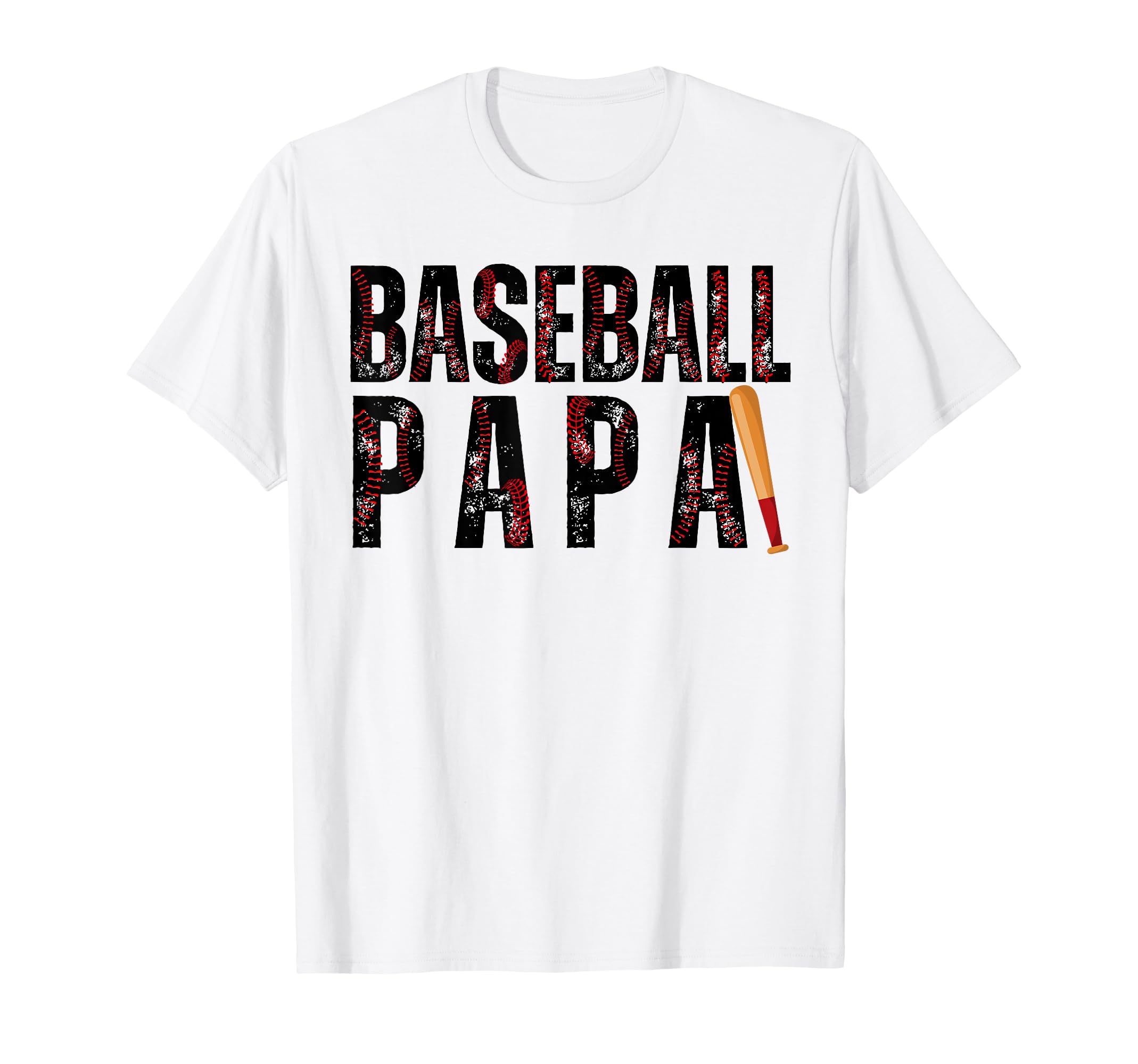 Baseball Papa Family Matching Funny T-Shirt - Minimalist Print Men Women - T-Shirt, Sweatshirt, Hoodie