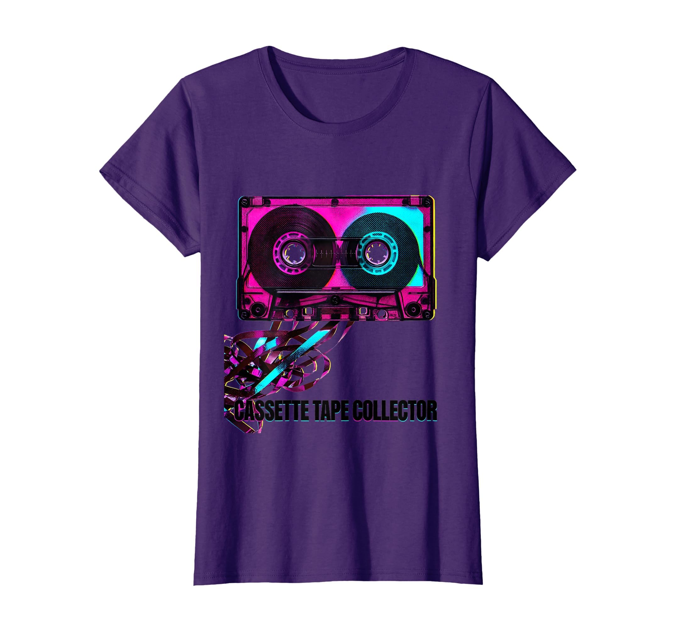 Cassette Tape Collector 80S Music T-Shirt - Unique Graphic Unisex - T-Shirt, Sweatshirt, Hoodie