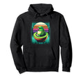 Cyberpunk Parakeet Vaporwave Sunrise Art Hoodie - Graphic Print Unisex - T-Shirt, Sweatshirt, Hoodie