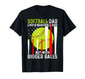 Mens Softball Dad Like Baseball Dad T-Shirt - Aesthetic Graphic for Adults - T-Shirt, Sweatshirt, Hoodie