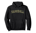 Camo Baseball Camourflage Varsity Text Hoodie - Streetwear Style Unisex - T-Shirt, Sweatshirt, Hoodie