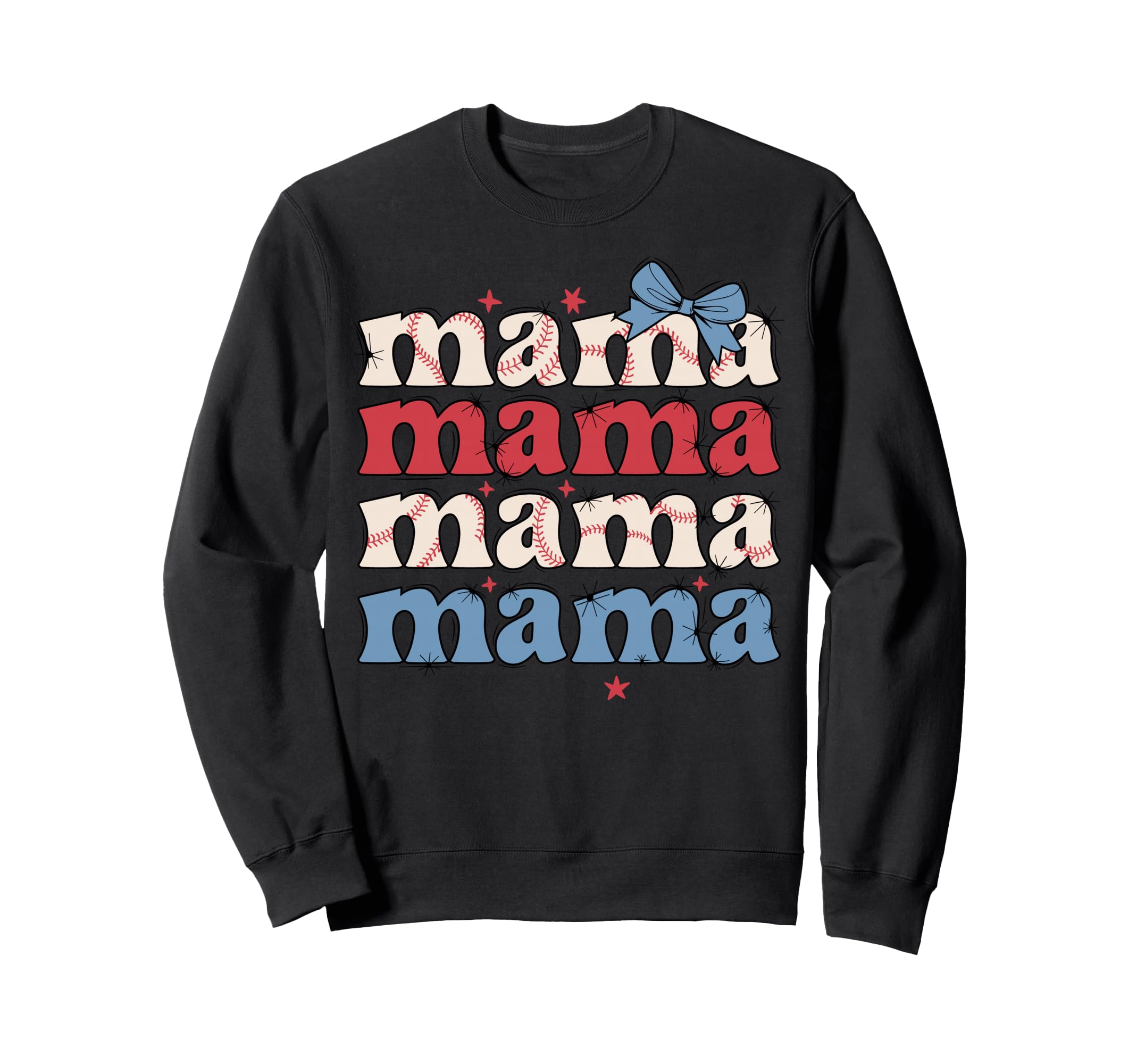 Baseball Mama Sweatshirt - Novelty Apparel for Adults - T-Shirt, Sweatshirt, Hoodie