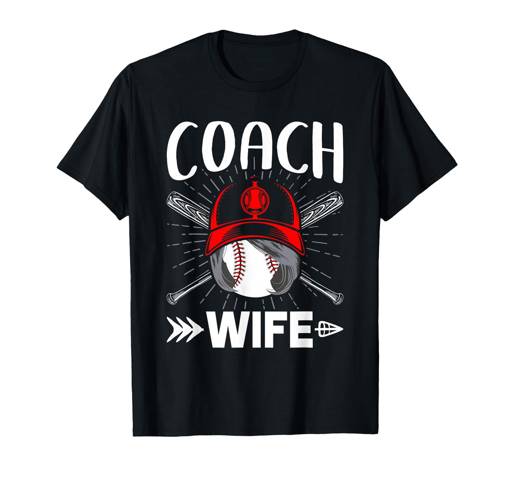 Baseball Softball Lover Coach Wife T-Shirt - Novelty Apparel Men Women - T-Shirt, Sweatshirt, Hoodie