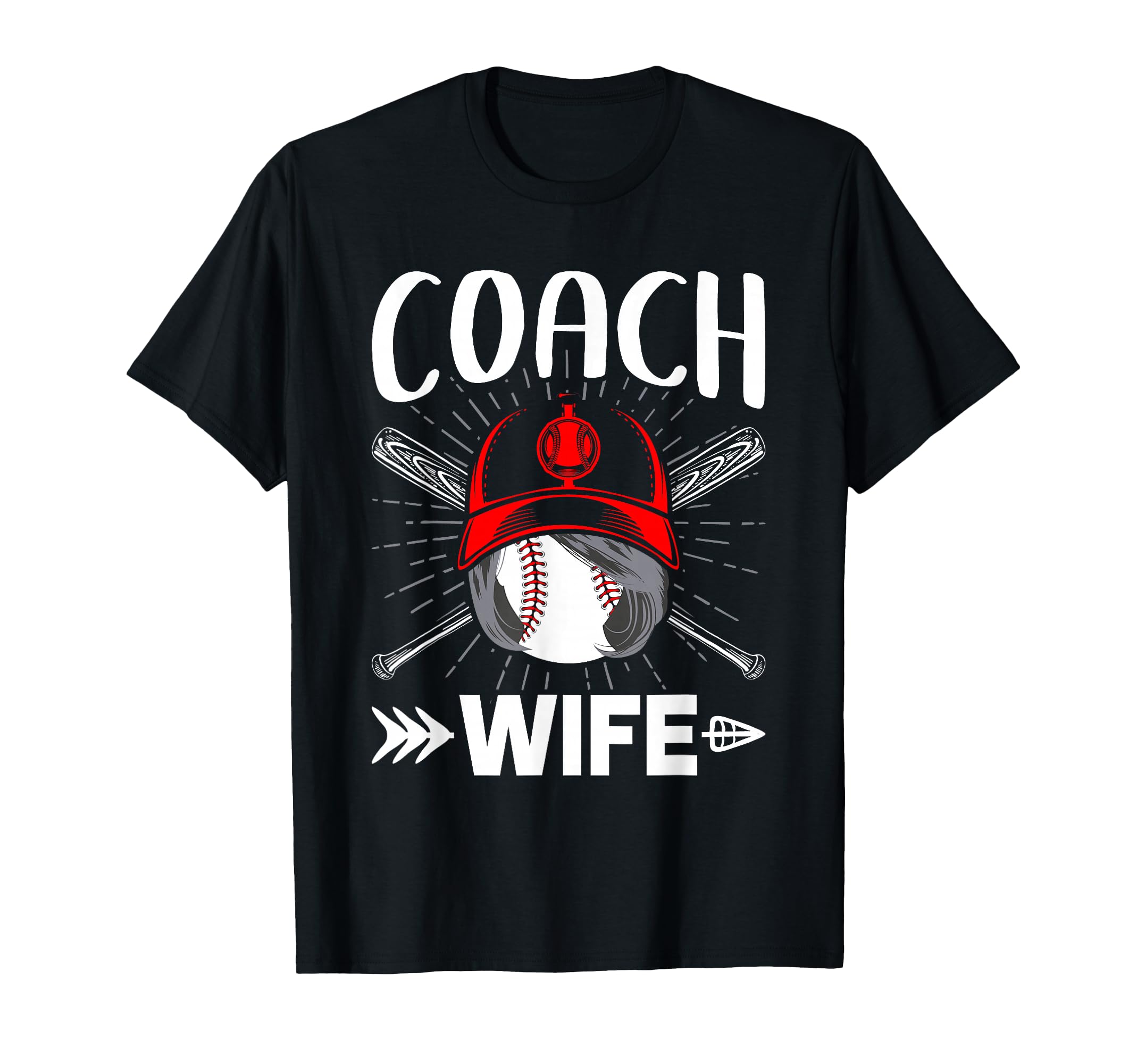 Baseball Softball Lover Coach Wife T-Shirt - Novelty Apparel Men Women - T-Shirt, Sweatshirt, Hoodie