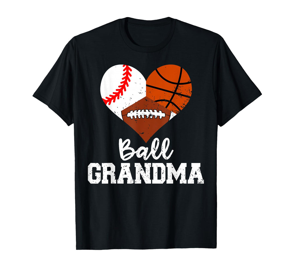 Ball Grandma Funny Baseball T-Shirt - Aesthetic Graphic Men Women - T-Shirt, Sweatshirt, Hoodie