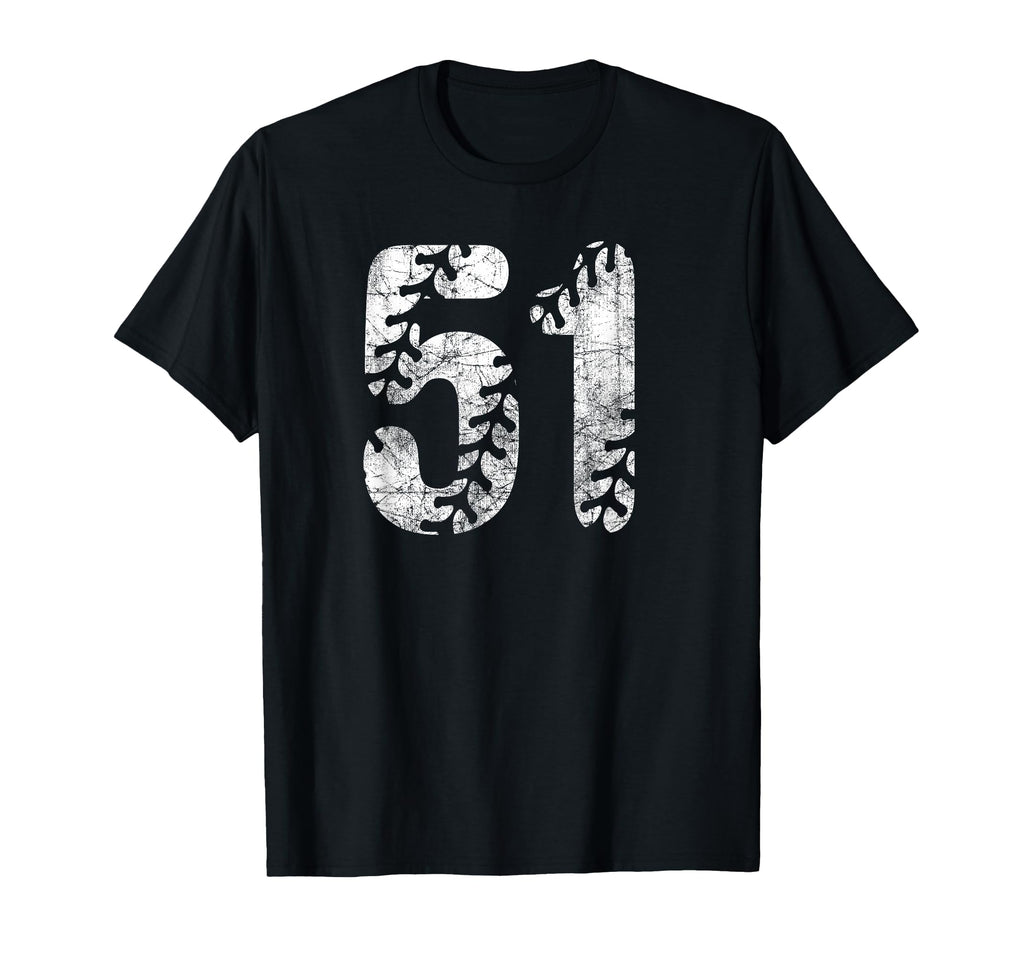 Baseball Softball Mom 51 Number 51 T-Shirt - Novelty Apparel Men Women - T-Shirt, Sweatshirt, Hoodie