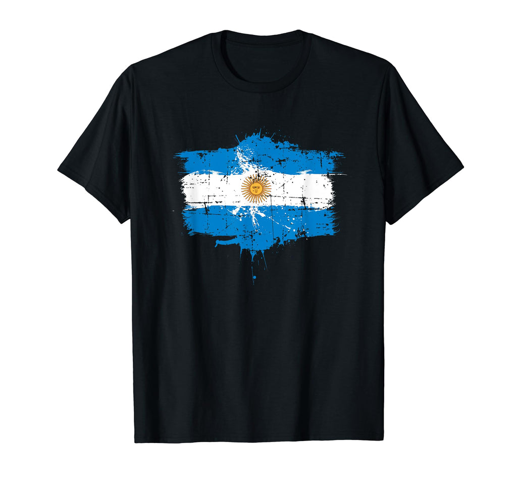Argentina Flag Distressed T-Shirt - Aesthetic Graphic Men Women - T-Shirt, Sweatshirt, Hoodie