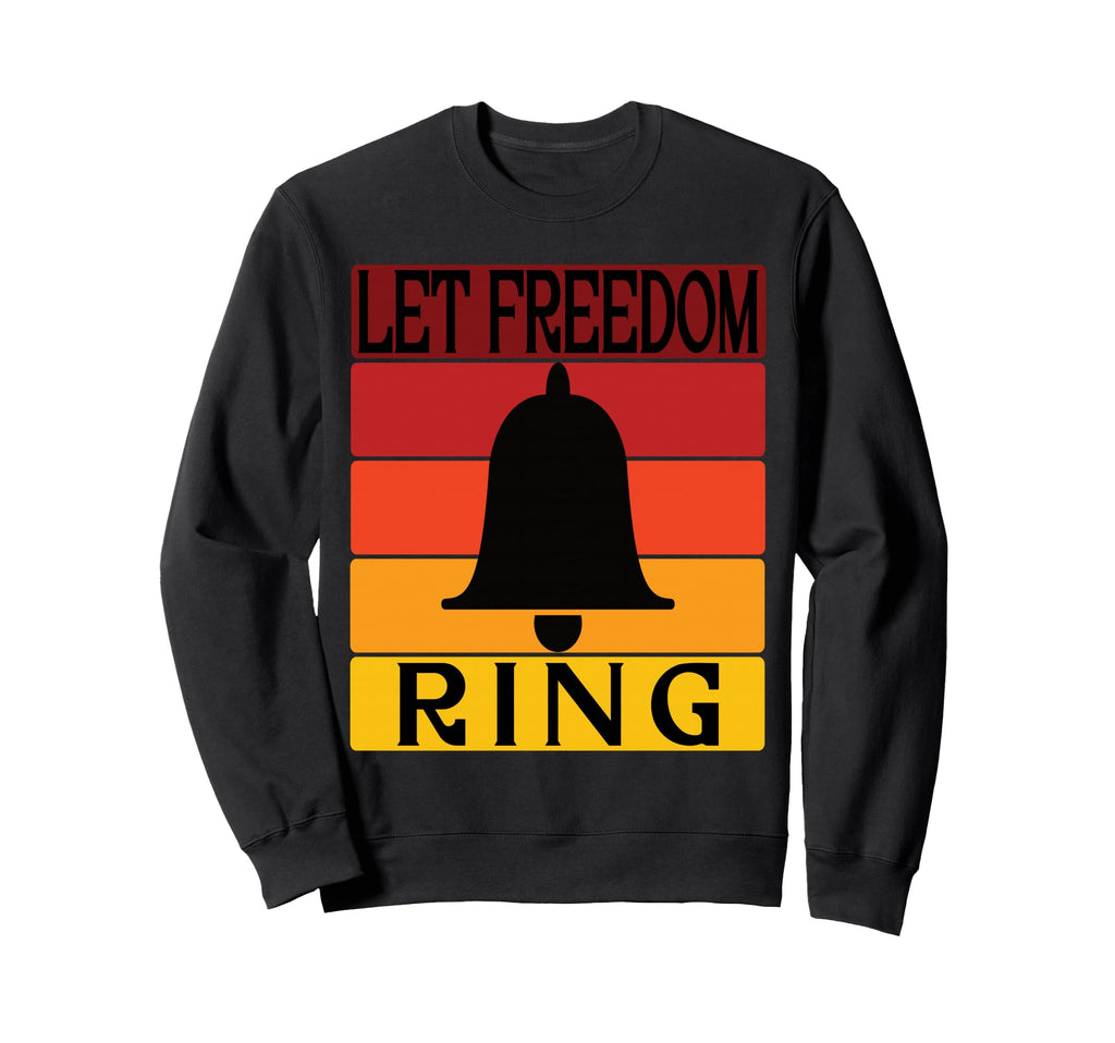 Let Freedom Ring Sunset Bell Sweatshirt - Trendy Graphic Men Women - T-Shirt, Sweatshirt, Hoodie