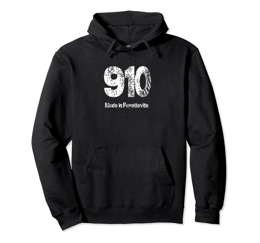 910 Made Fayetteville Distressed Hoodie - Graphic Print Unisex - T-Shirt, Sweatshirt, Hoodie
