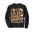 Im Boho Birthday Rainbow Flower Sweatshirt - Minimalist Print Unisex - T-Shirt, Sweatshirt, Hoodie