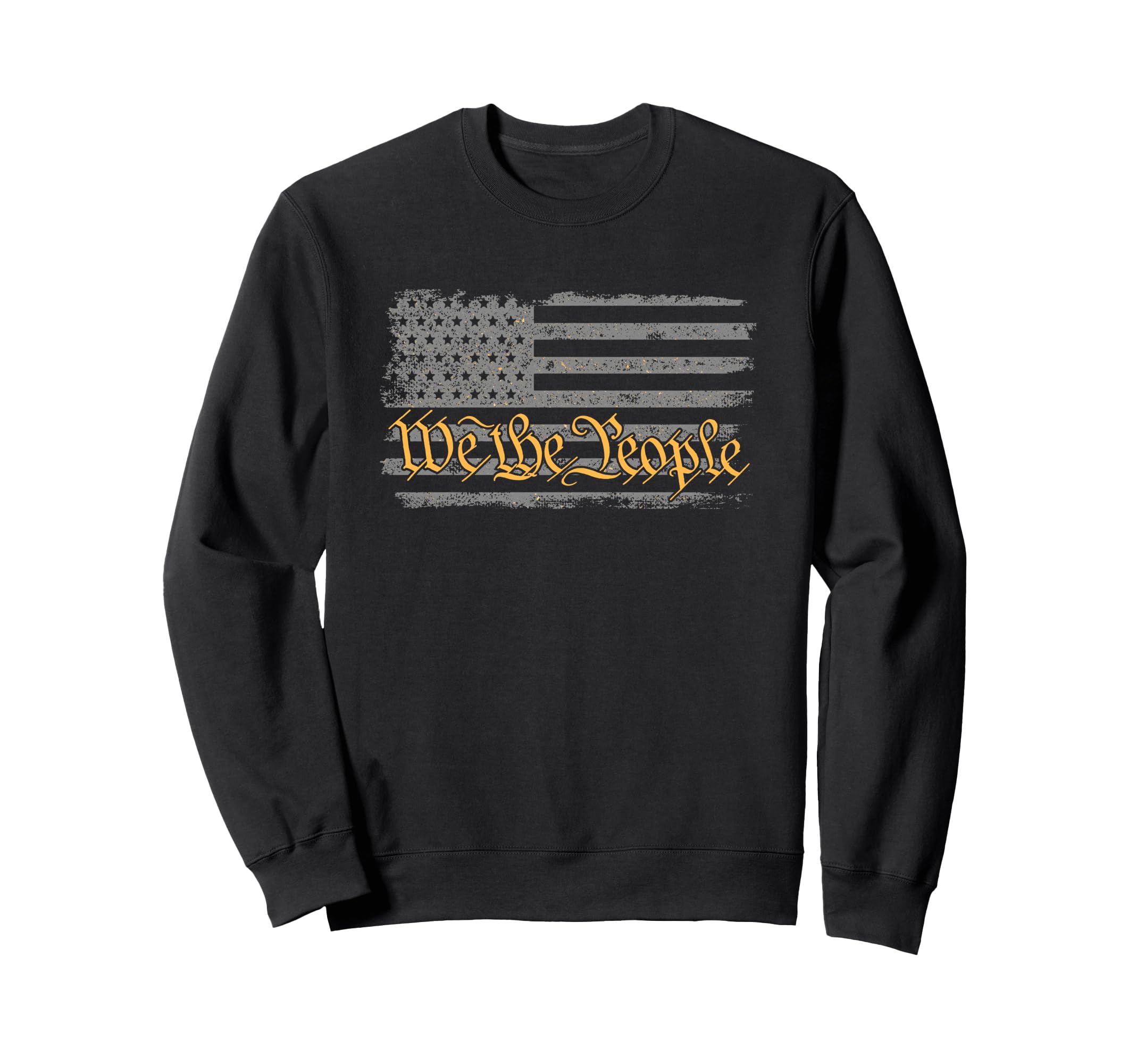 American Flag We People Distressed Sweatshirt - Streetwear Style Men Women - T-Shirt, Sweatshirt, Hoodie