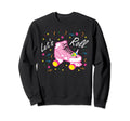 Lets Roll Unicorn Roller Skate Funny Sweatshirt - Unique Graphic Unisex - T-Shirt, Sweatshirt, Hoodie