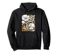 Boho Flowers Abstract Poppies Flower Art Hoodie - Streetwear Style Unisex - T-Shirt, Sweatshirt, Hoodie