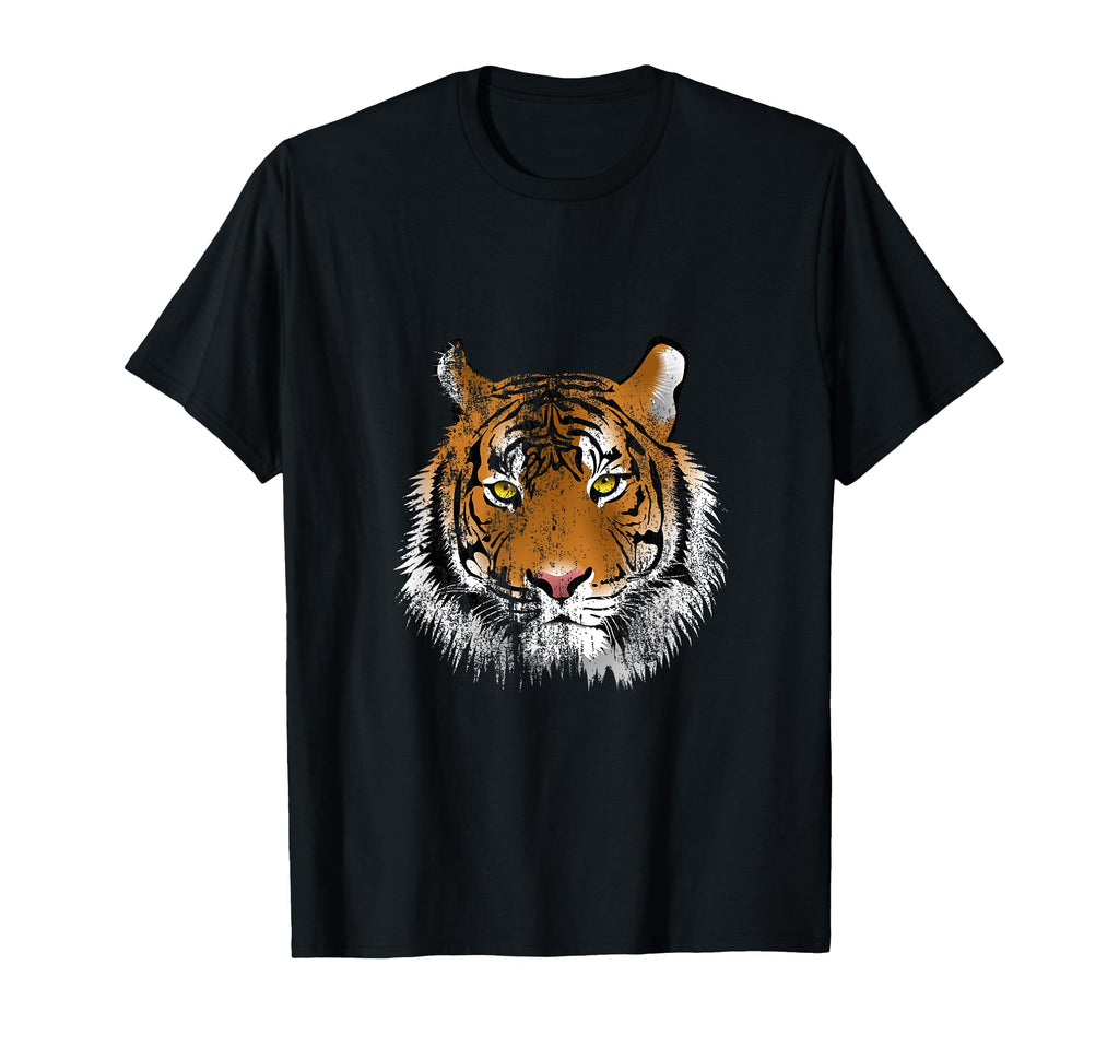Distressed Tiger T-Shirt - Custom Art Print Men Women - T-Shirt, Sweatshirt, Hoodie