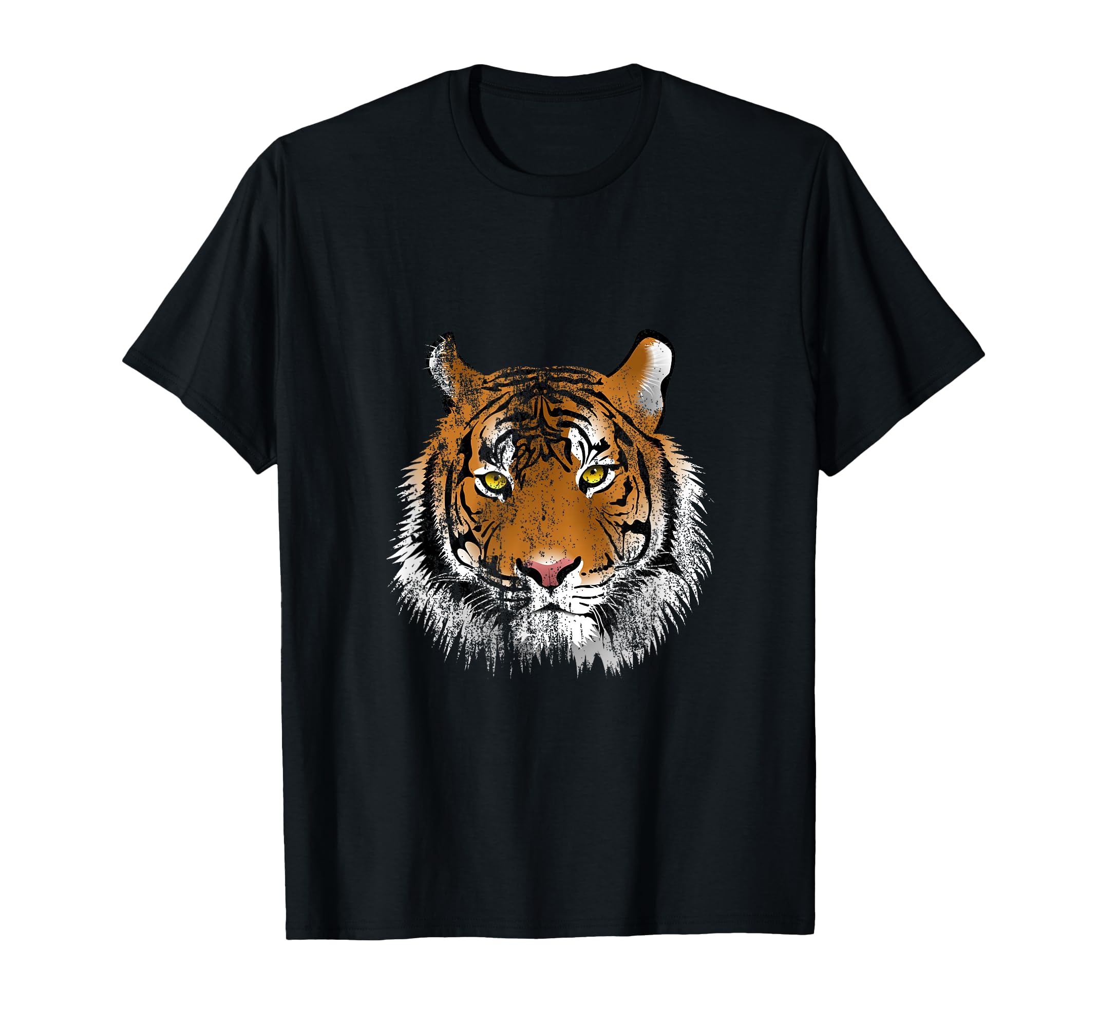 Distressed Tiger T-Shirt - Custom Art Print Men Women - T-Shirt, Sweatshirt, Hoodie