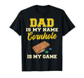 Fathers Day Dad Is My Name Cornhole Is T-Shirt - Minimalist Print Unisex - T-Shirt, Sweatshirt, Hoodie