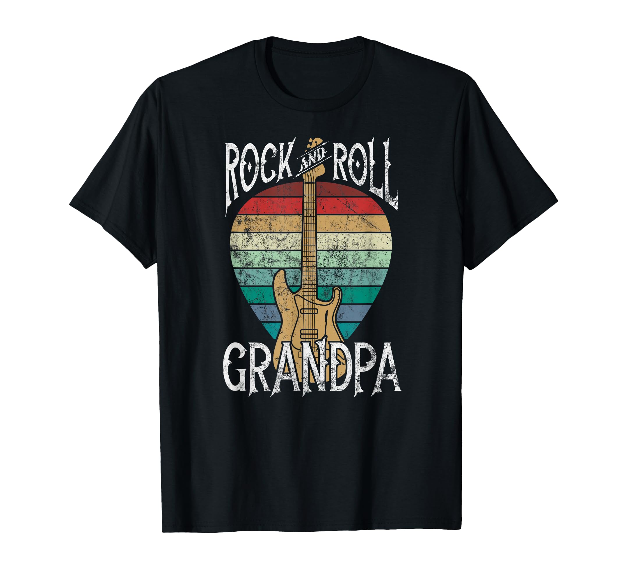 Rock N Roll Grandpa Guitar Player T-Shirt - Streetwear Style Men Women - T-Shirt, Sweatshirt, Hoodie