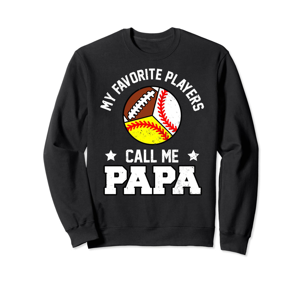 My Favorites Baseball Softball Sweatshirt - Casual Everyday Wear Men Women - T-Shirt, Sweatshirt, Hoodie